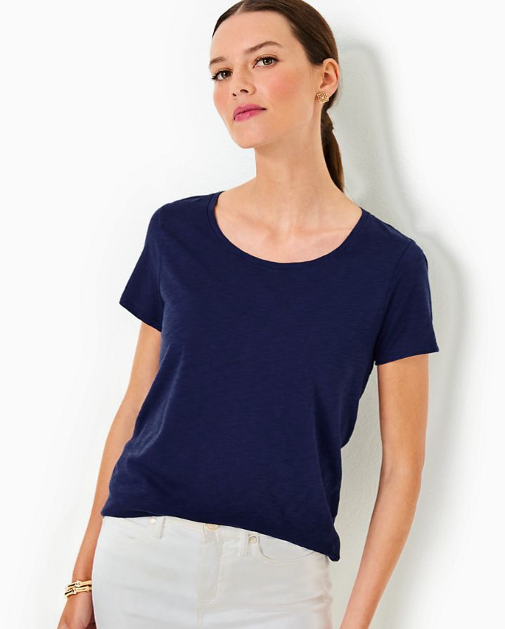 Etta Scoop Neck Top